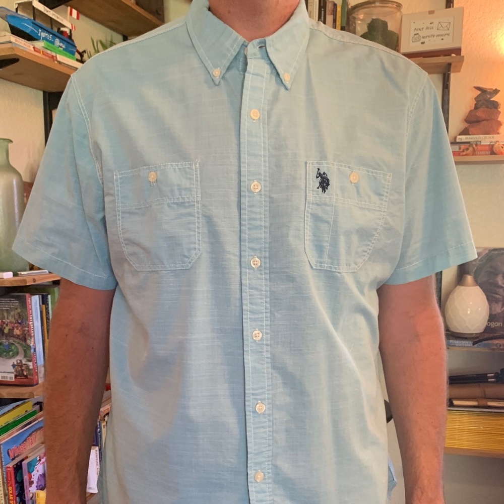 US Polo button up chambray